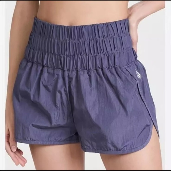 Free People Movement Shorts Purple The Way Home High Rise Lined Size Small - Picture 1 of 7